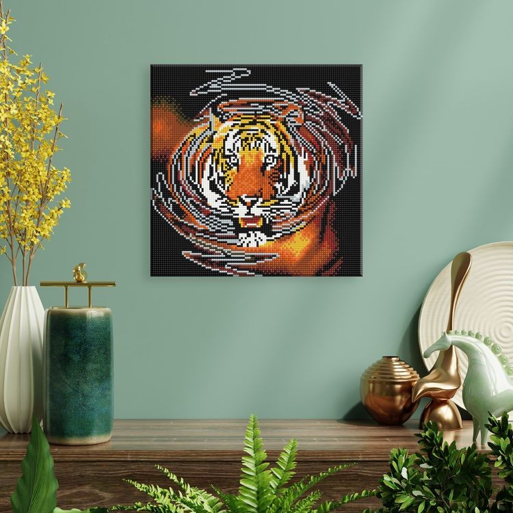 Алмазная вышивка «Могучий тигр» — картинка 4