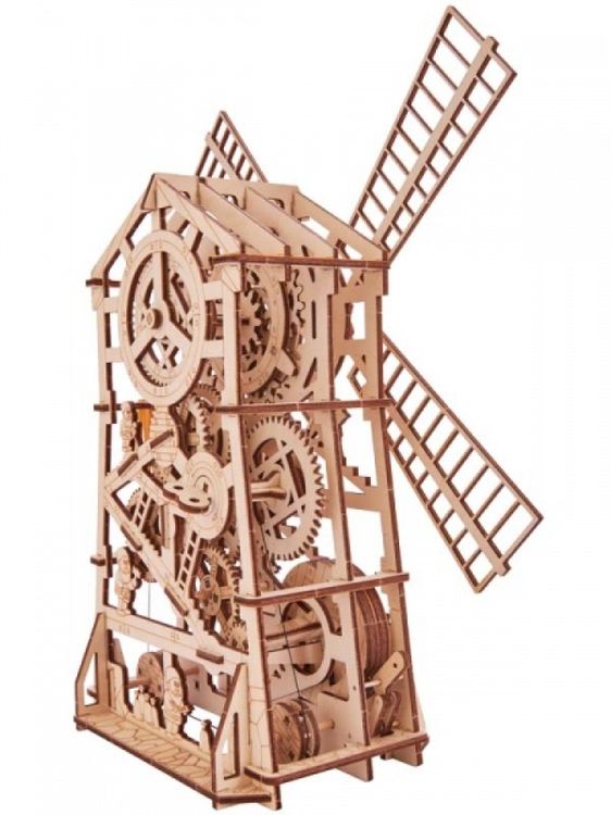 Конструктор из дерева «Механическая мельница», Wood Trick — картинка 4