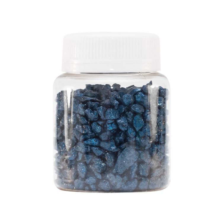 Грунт перламутровый синий 3-5 мм 100 г — картинка 2
