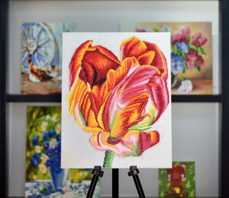 Алмазная вышивка «Тюльпан» — картинка 3