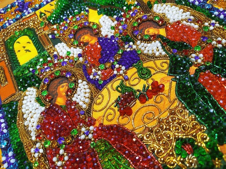 Набор вышивки хрустальными камнями «Святая Троица» — картинка 8