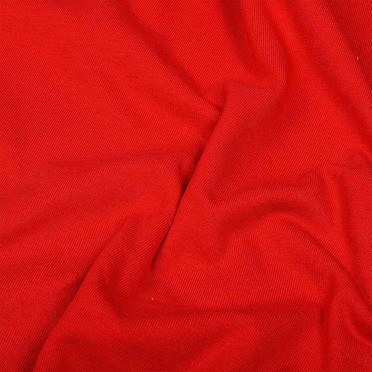 Ткань трикотаж Кулирка хлопок, 6 м, ширина 100+100 см, 145 г/м2, цвет: красный, TBY — картинка 3