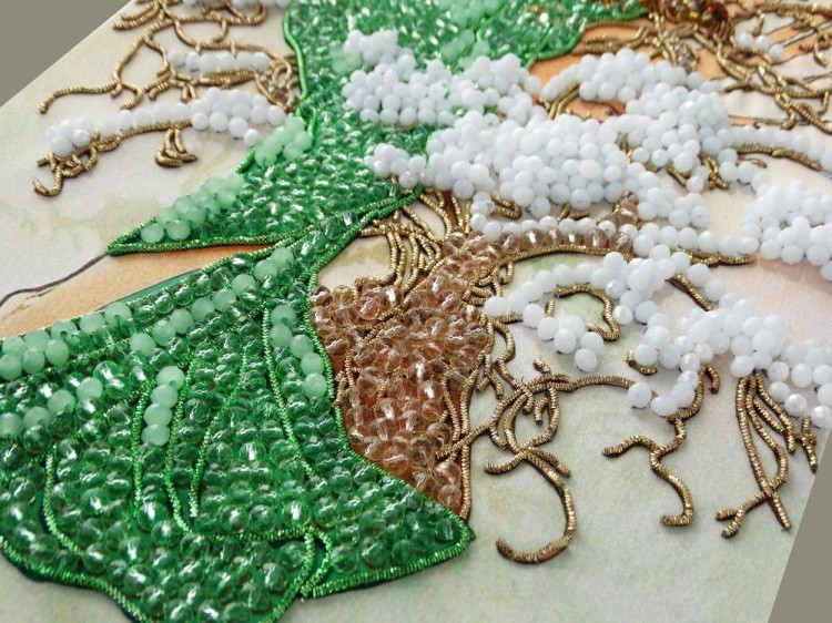 Набор вышивки хрустальными камнями «Зима» — картинка 6