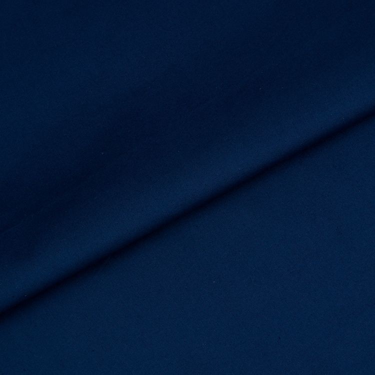 Ткань Поплин стрейч, 1 м х 150 см, 125 г/м², цвет: темно-синий, TBY — картинка 2