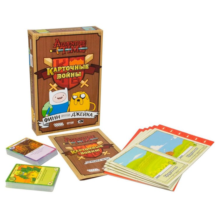 Настольная игра: Время приключений. Карточные войны: Финн против Джейка — картинка 2