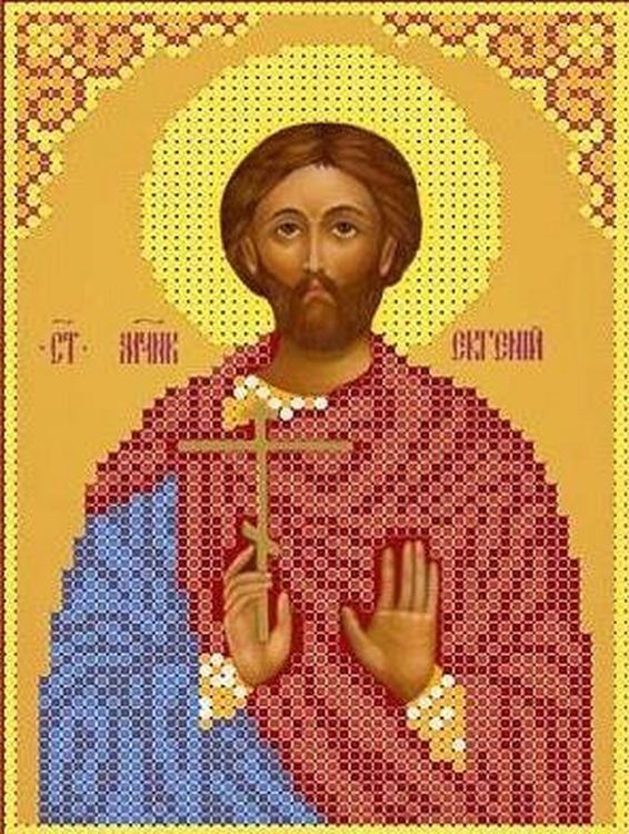 Рисунок на ткани «Святой Евгений»
