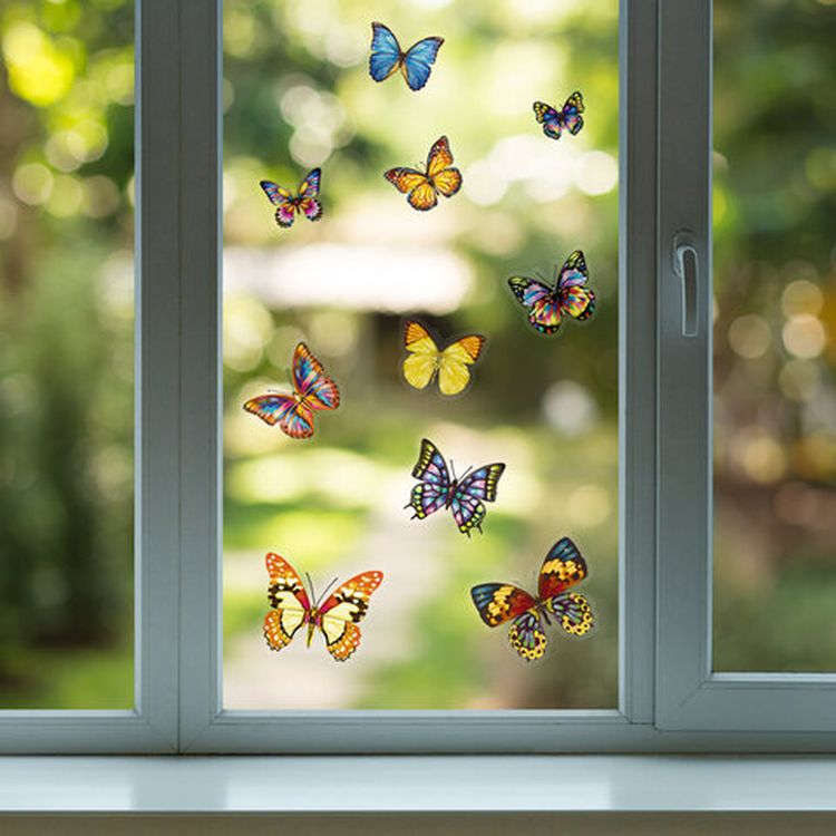 Украшение для окон и стекла «Бабочки 4»