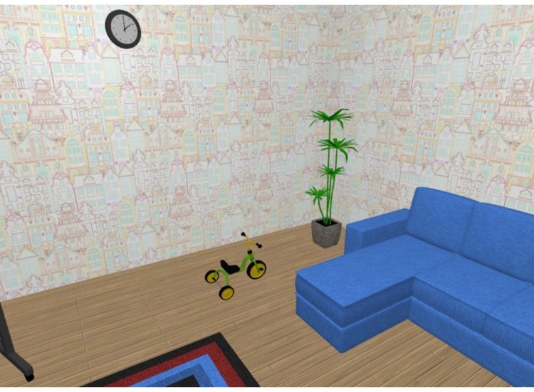 Раскраска в рулоне «Сказочные домики» (цветная) — картинка 2