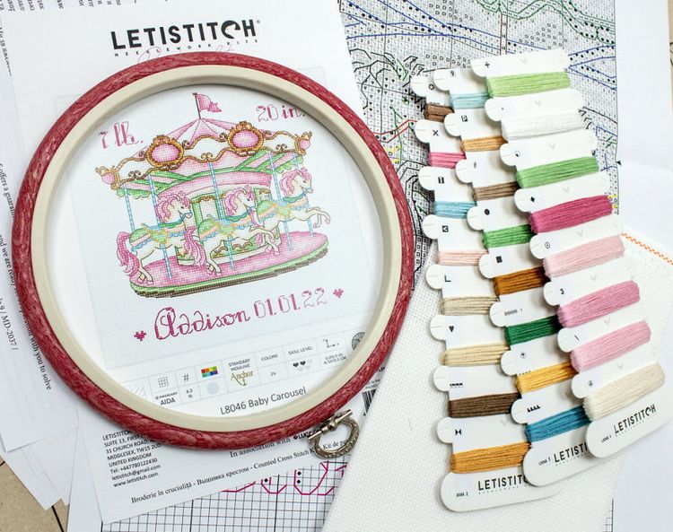 Набор для вышивания «Baby Carousel» — картинка 5