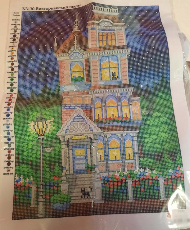 Рисунок на ткани «Викторианский шарм» — картинка 2