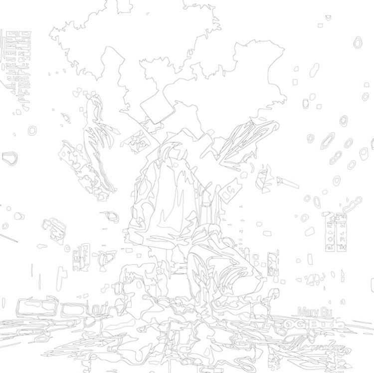 Картина по номерам «OG buda ОГ буда рэпер, Mary Gu: Толстовка» — картинка 3