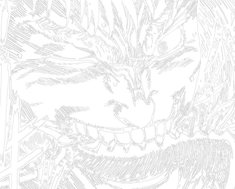 Картина по номерам «Берсерк Berserk манга аниме: Гатс чб» — картинка 3