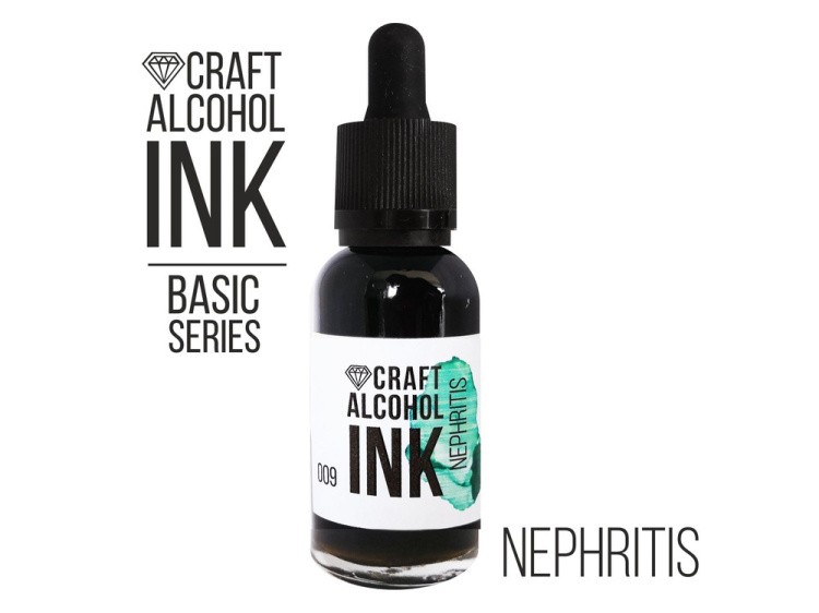 Алкогольные чернила нефритовые (Nefhritus) 30 мл, Craft Alcohol INK