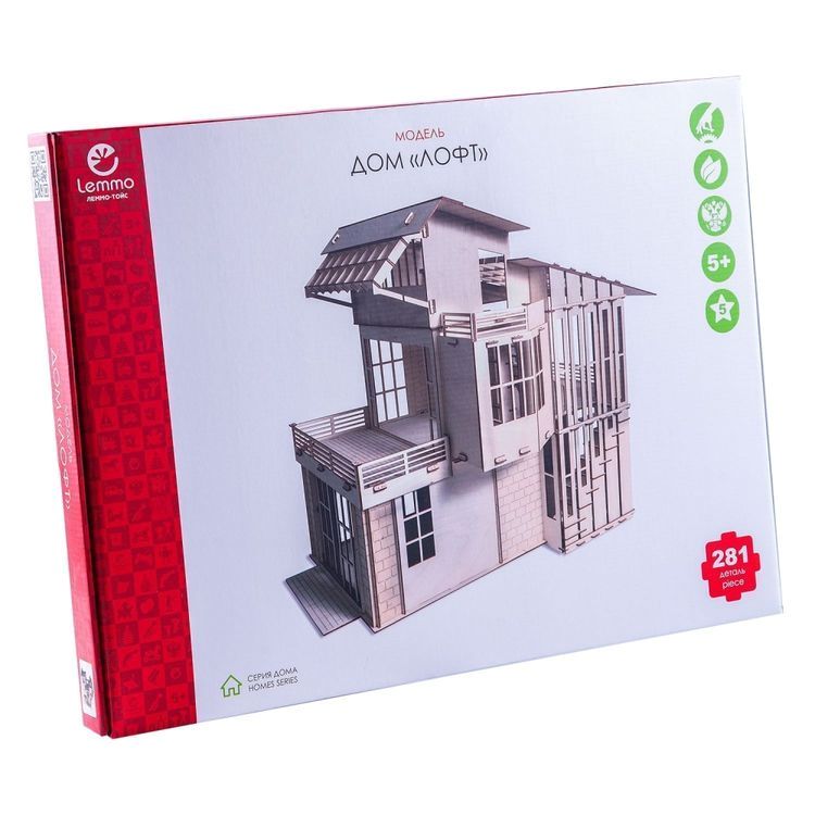 Конструктор деревянный «Кукольный дом», Lemmo — картинка 11