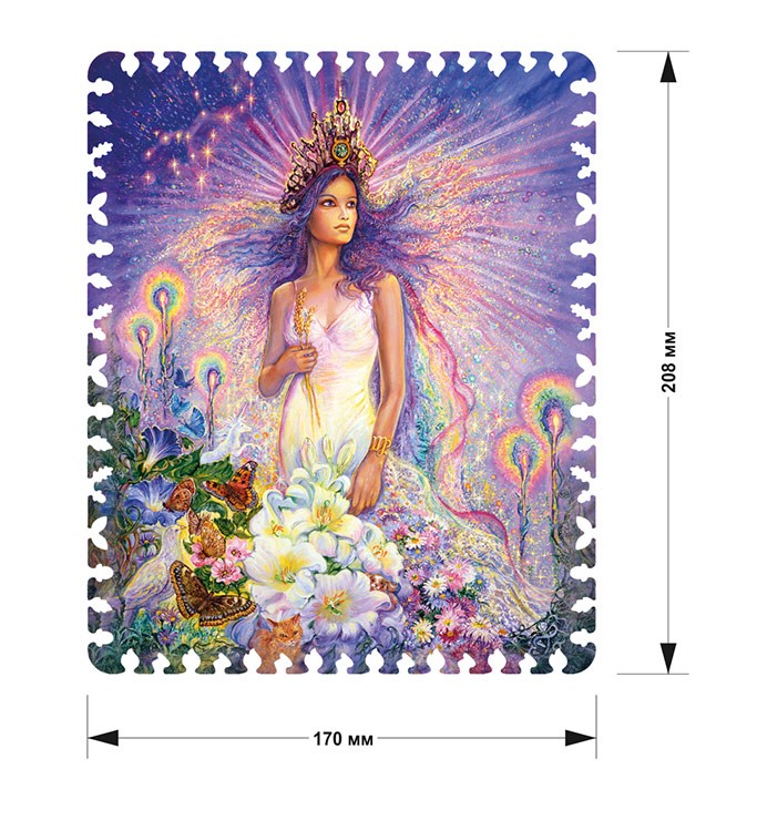 Деревянные пазлы DAVICI «Знак зодиака. Дева» — картинка 2