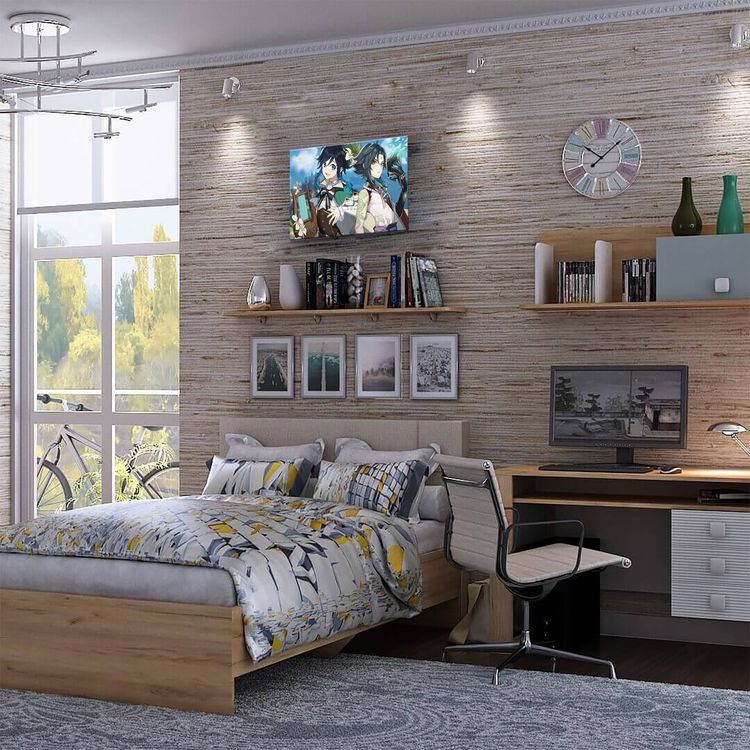 Картина по номерам «Геншин. Венти и Сяо» — картинка 4