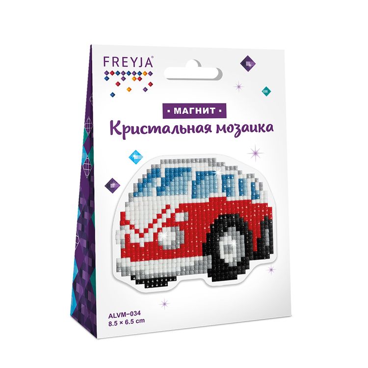 Алмазная вышивка «Автобус» — картинка 2