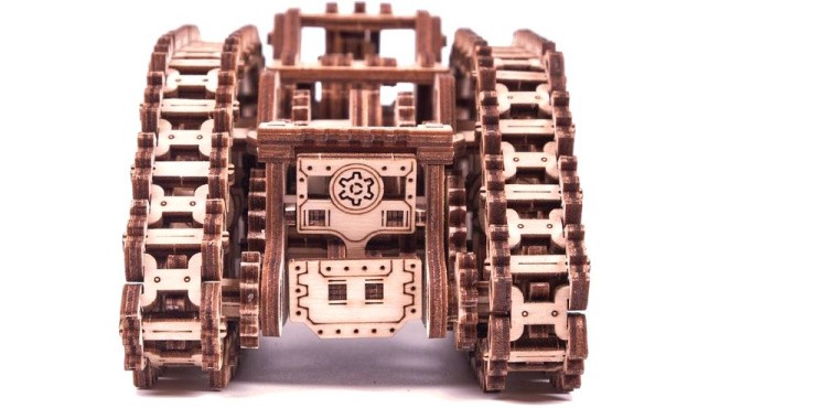 Механическая сборная модель «Стим Танк», Wood Trick — картинка 5