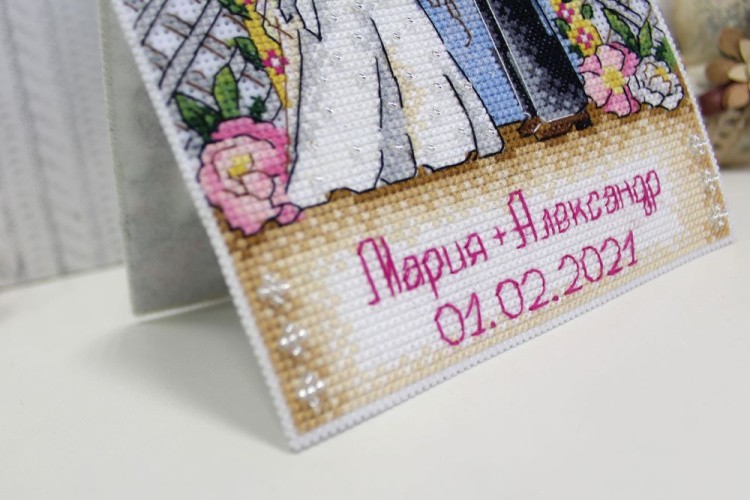 Набор для вышивания «Свадебная открытка» — картинка 4