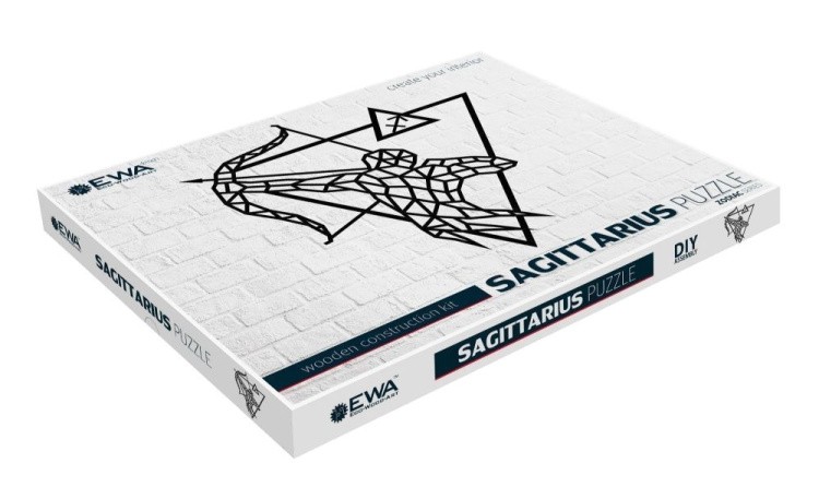 Деревянный интерьерный пазл, панно «Стрелец», EWA Design — картинка 2