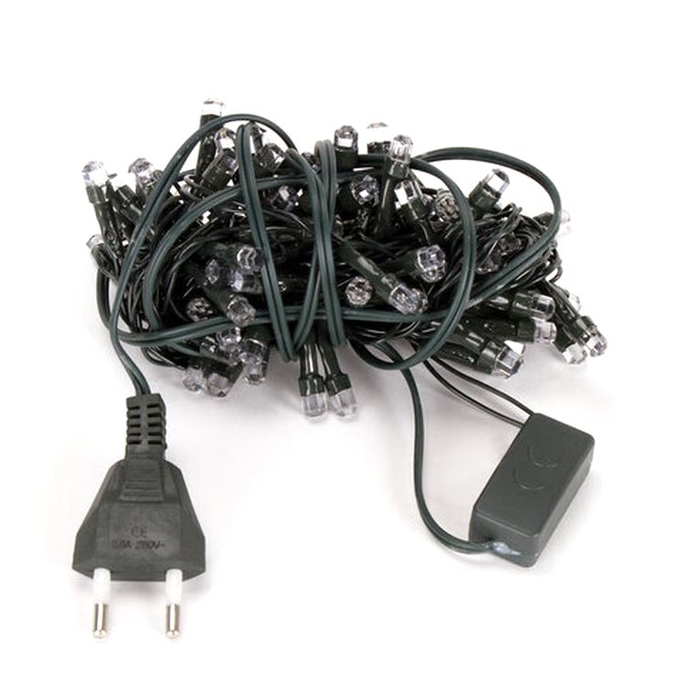 Электрогирлянда светодиодная «Diamond», 80 ламп, 8 м, многоцветная — картинка 2