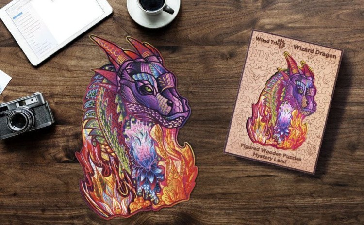 Деревянный пазл Wood Trick «Волшебный Дракон» — картинка 3