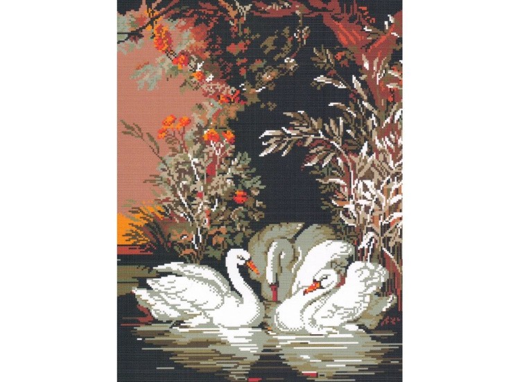 Набор для вышивания «Три лебедя»