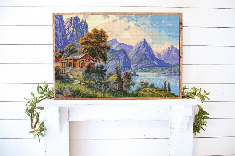 Алмазная вышивка «Уютный уголок» — картинка 5