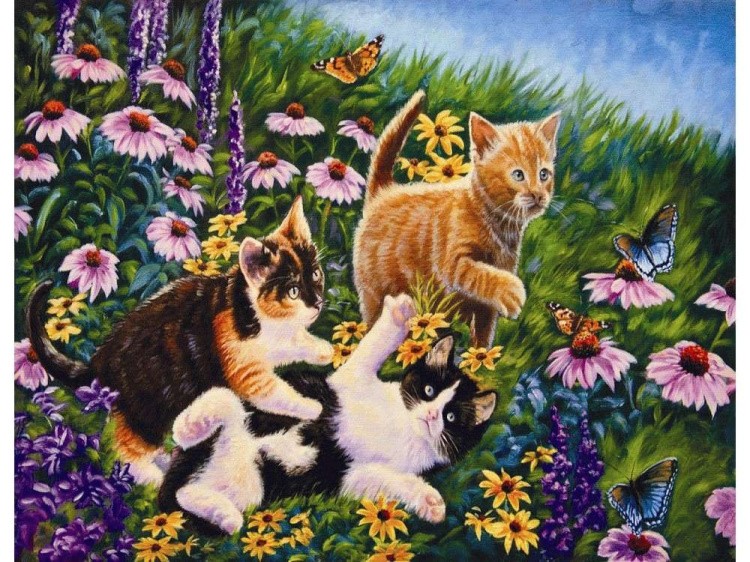 Картина по номерам «На лужайке» — картинка 2