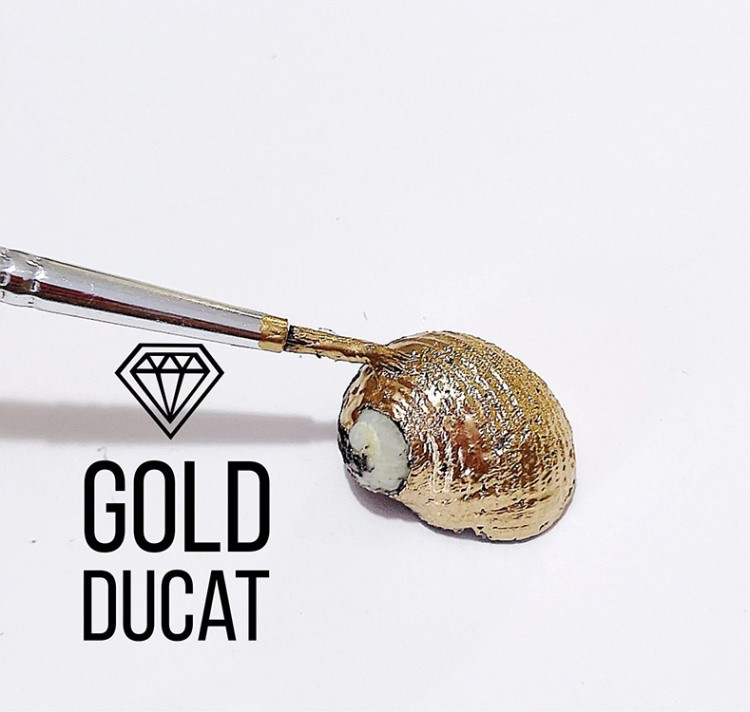 Жидкая поталь бледно-золотая (Pale Gold) 25 мл, Gold Ducat — картинка 4