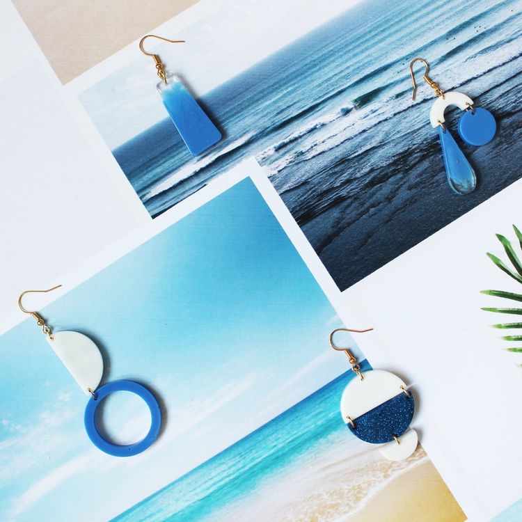 Набор для создания украшений из эпоксидной смолы «Серьги #2», FancyOn — картинка 2