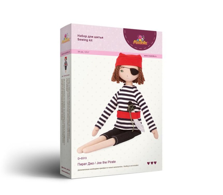 Набор для шитья игрушки «Пират Джо» — картинка 3