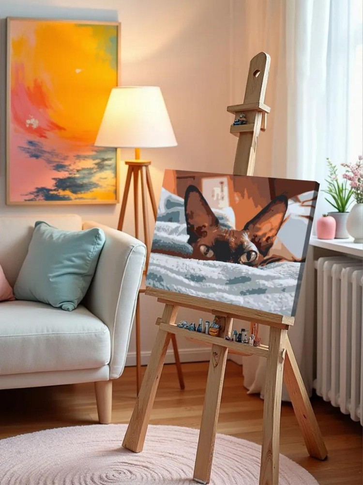 Картина по номерам «Канадский сфинкс» — картинка 9