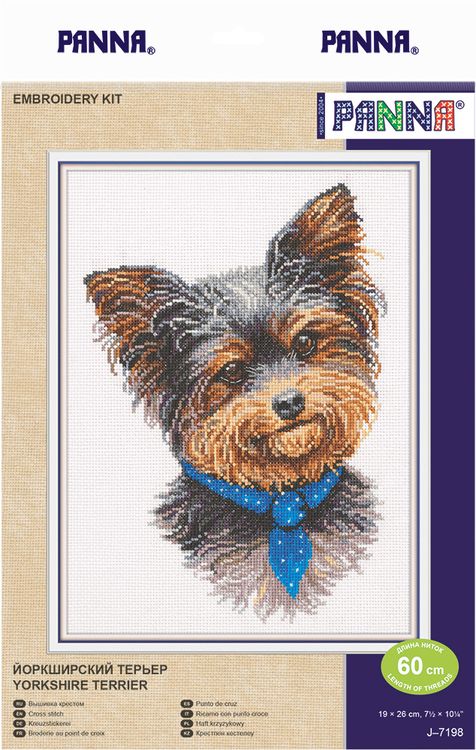 Набор для вышивания «Йоркширский терьер» — картинка 2