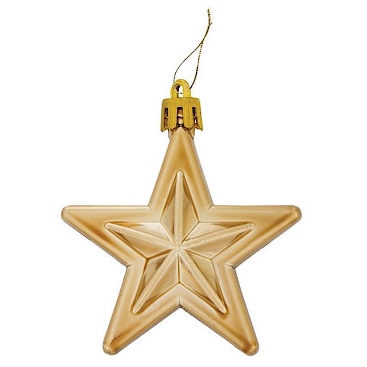 Набор украшений для ели, 39 предметов, золотистый цвет — картинка 21