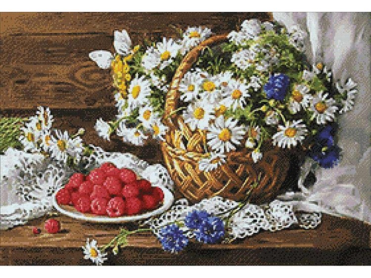 Алмазная вышивка «Сладкая малина» — картинка 3