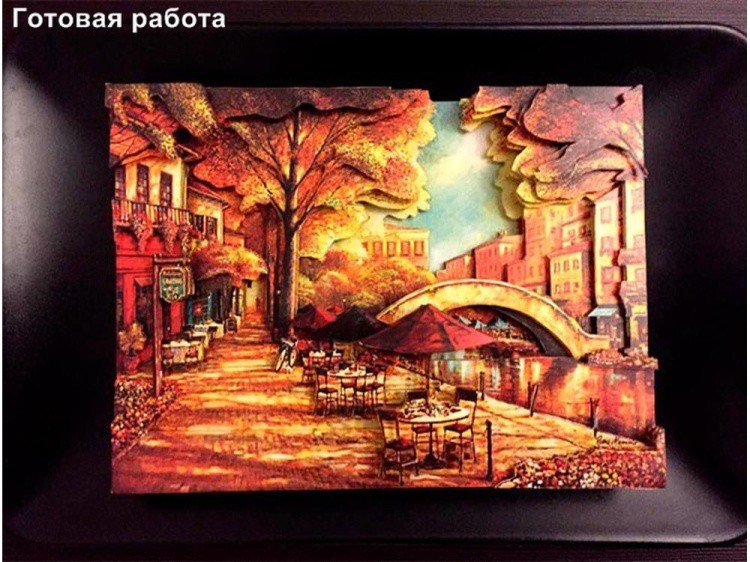 Папертоль «Кафе на набережной» — картинка 4