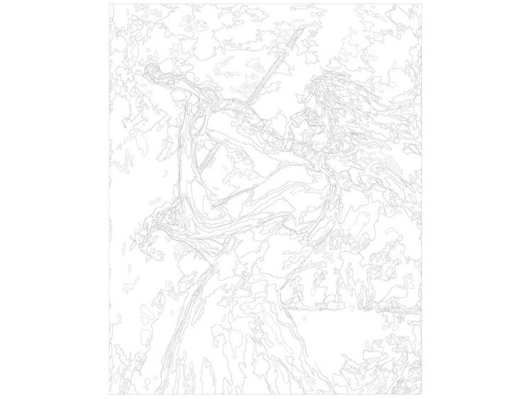 Картина по номерам «Скрипачка» — картинка 3