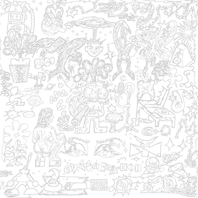 Картина по номерам «Mayot Майот Моет: альбом Заправка Кид 2» — картинка 3