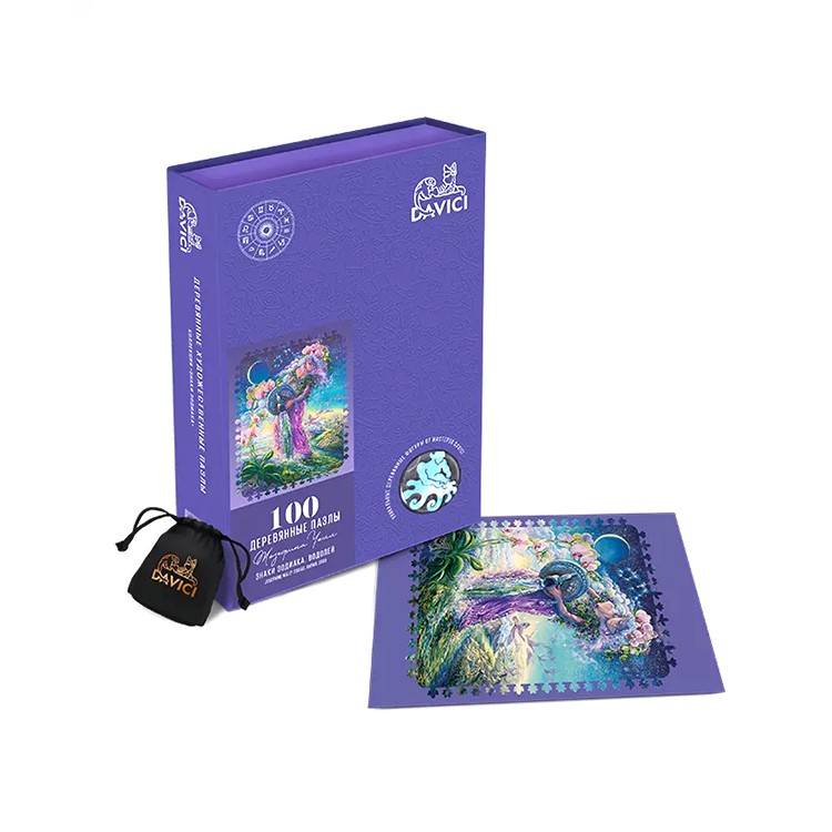 Деревянные пазлы DAVICI «Знак зодиака. Водолей» — картинка 7