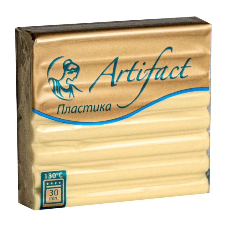 Полимерная глина, брус 56 г, цвет: марципан, Artifact