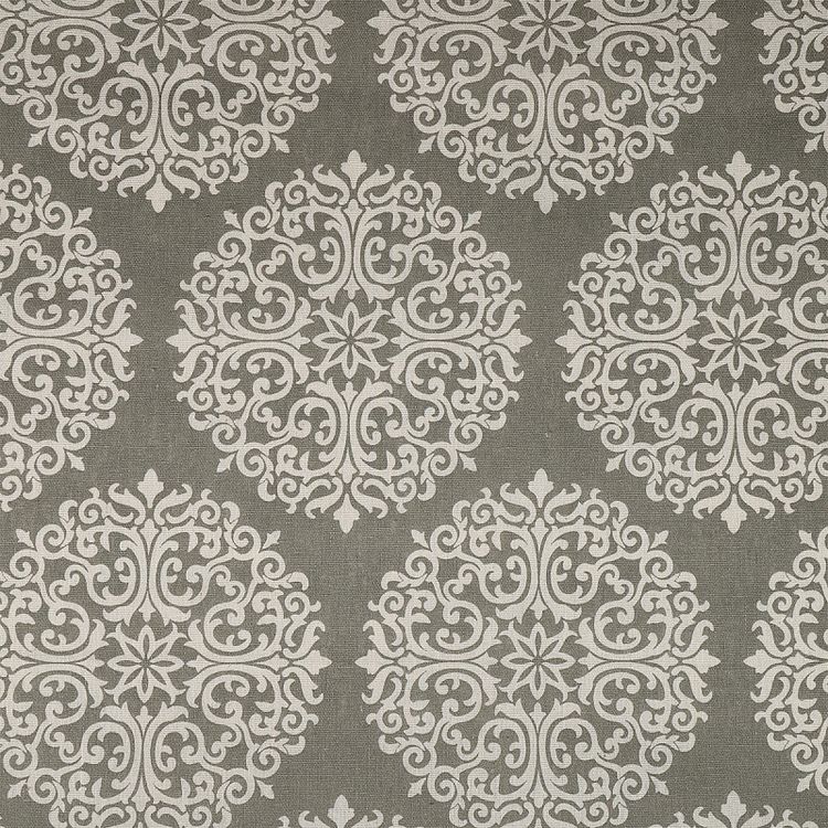 Ткань льняная, 3 м x 150 см, 140 г/м², цвет: серый, орнамент, TBY — картинка 4