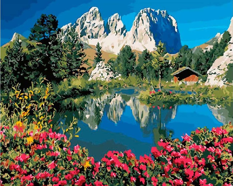 Картина по номерам «Доломитовые Альпы»