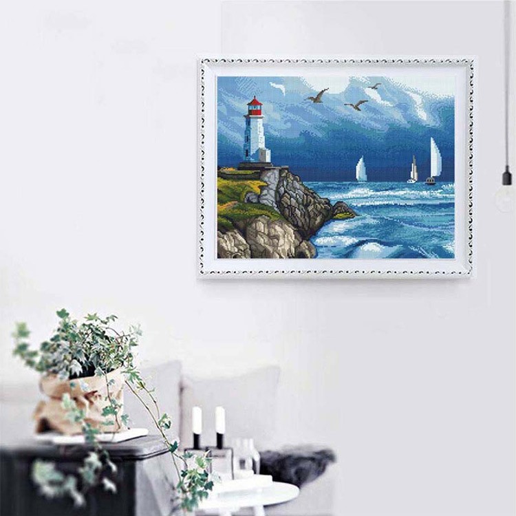 Алмазная вышивка «Утес» — картинка 3