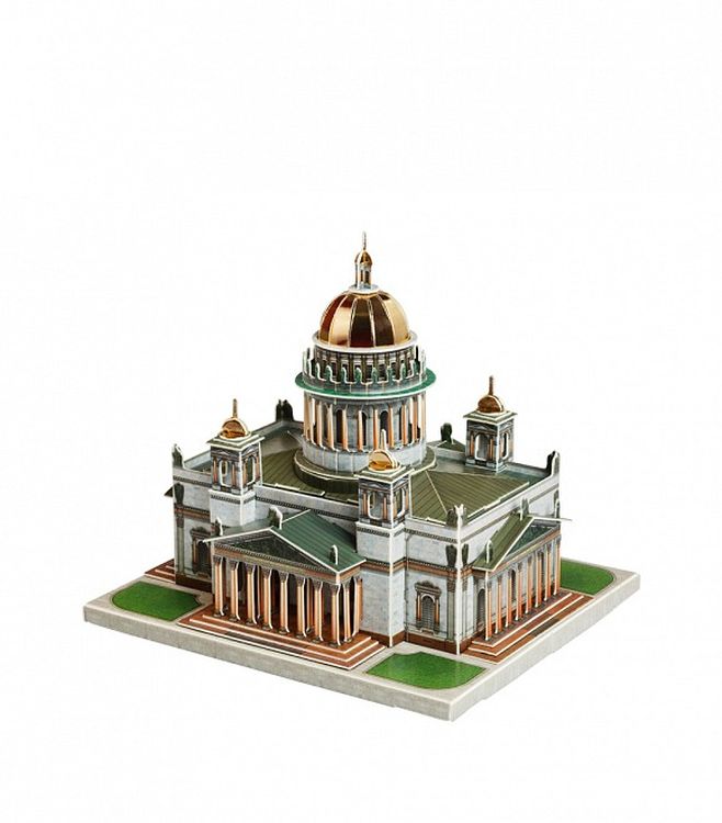 Сборная модель из картона «Исаакиевский собор. Санкт-Петербург в миниатюре»