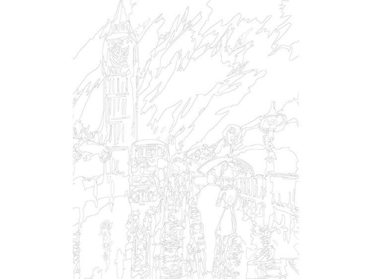 Картина по номерам «Прогулка по Лондону» — картинка 3