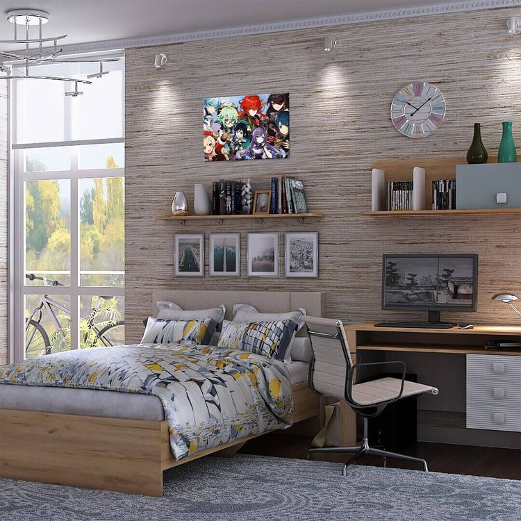 Картина по номерам «Геншин. Жители Тэйвата» — картинка 4