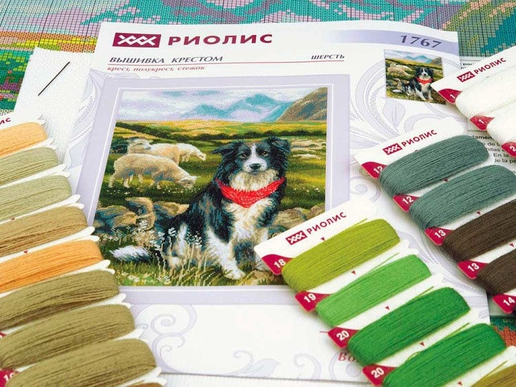 Набор для вышивания «Бордер-колли» — картинка 5