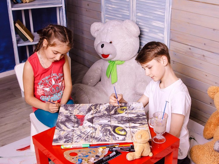 Картина по номерам по дереву Dali «Кот» — картинка 5