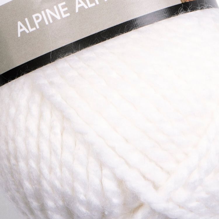 Пряжа YarnArt Alpine Alpaca (440), ульбра белый, 5 шт. по 150 г — картинка 2